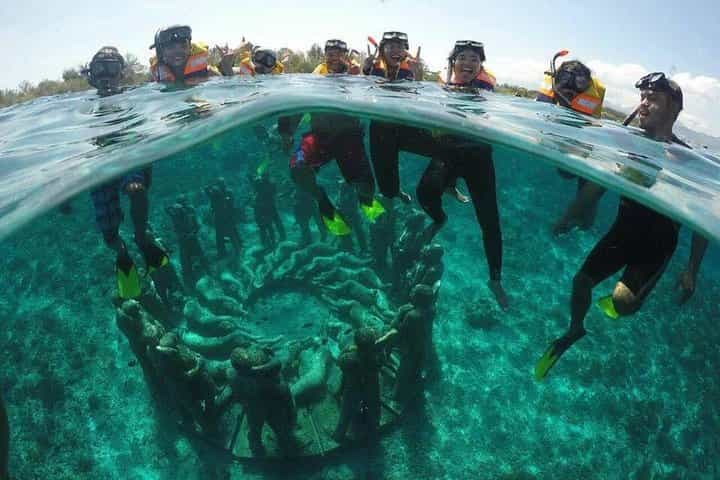Sharing Snorkeling Trip Gili islands Depart Gili Trawangan
