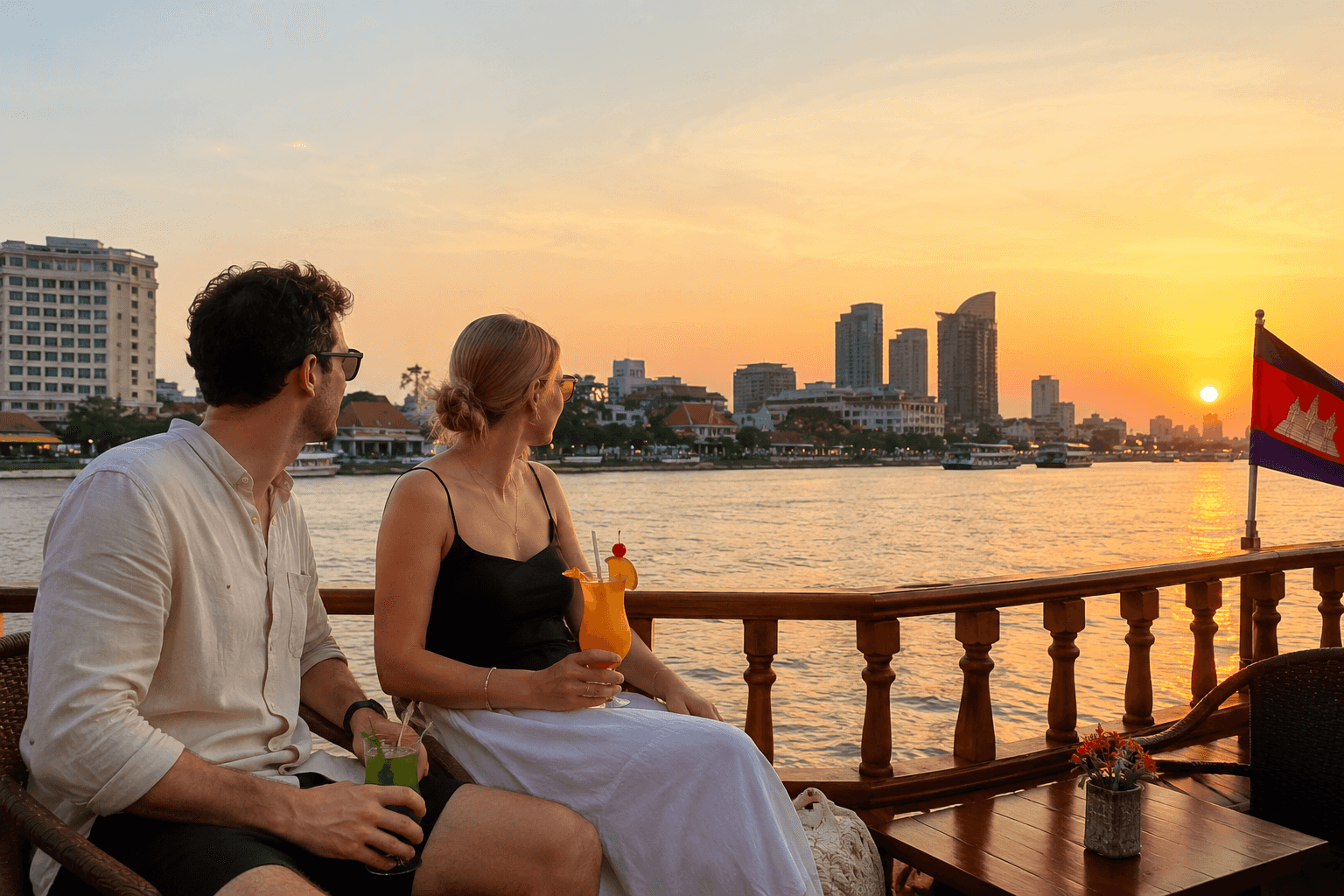 Phnom Penh Full Day Tour with Sunset Cruise on the Mekong River