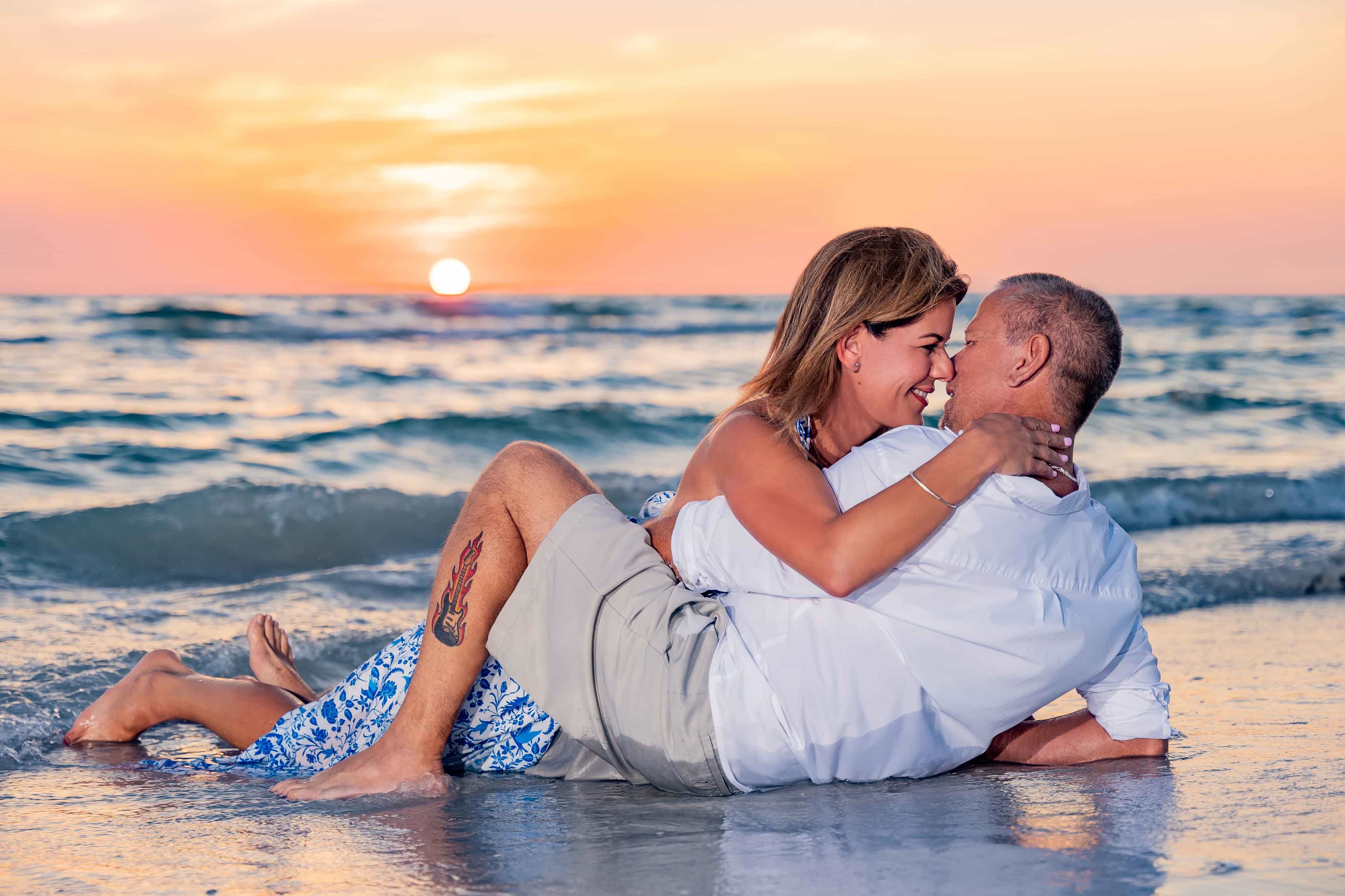 Family Sunset Photos - Clearwater Beach, Florida