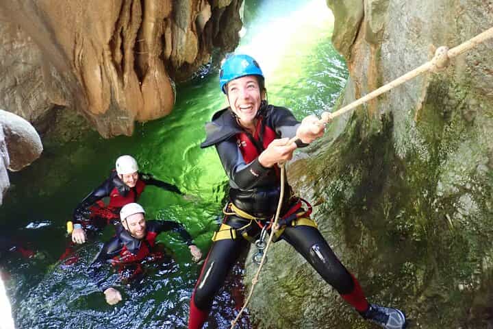 Marbella: Guadalmina River Guided Canyoning Adventure
