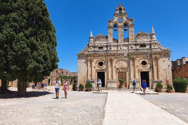 Rethymno: Arkadi Monastery, Margarites Village & Melidoni Cave.