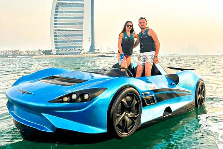 Jet Car Ride Dubai - The Ultimate Speed Duo With Transfer Option