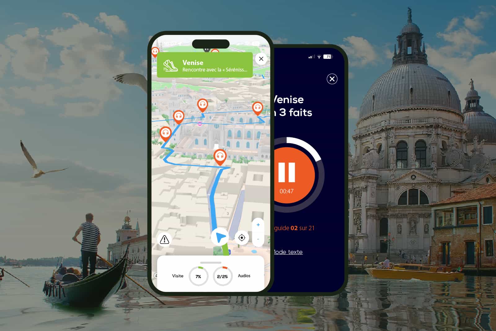 Venice: Audio Guided Walking Tour (3:30 - 26 audio commentaries)