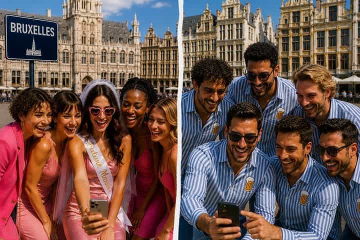 Brussels Challenges EVG, EVJF City Challenge as a team