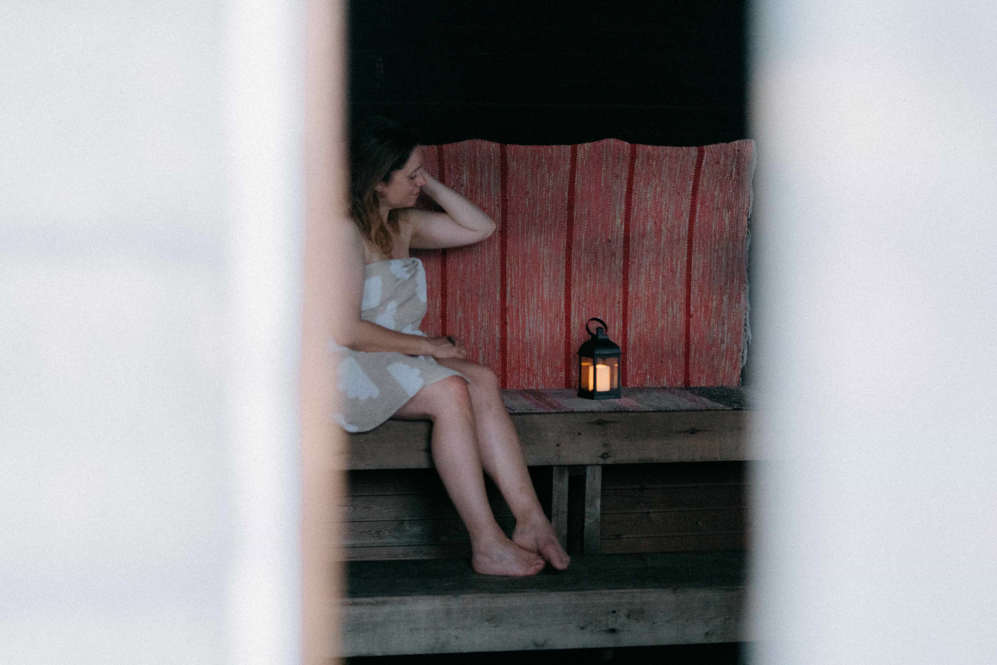 Private Traditional Wood-Fired Sauna, Ice Dip & Dinner in a Wilderness Cabin