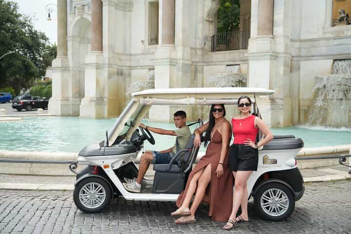 Rome Highlights Golf Cart Tour with Photographer