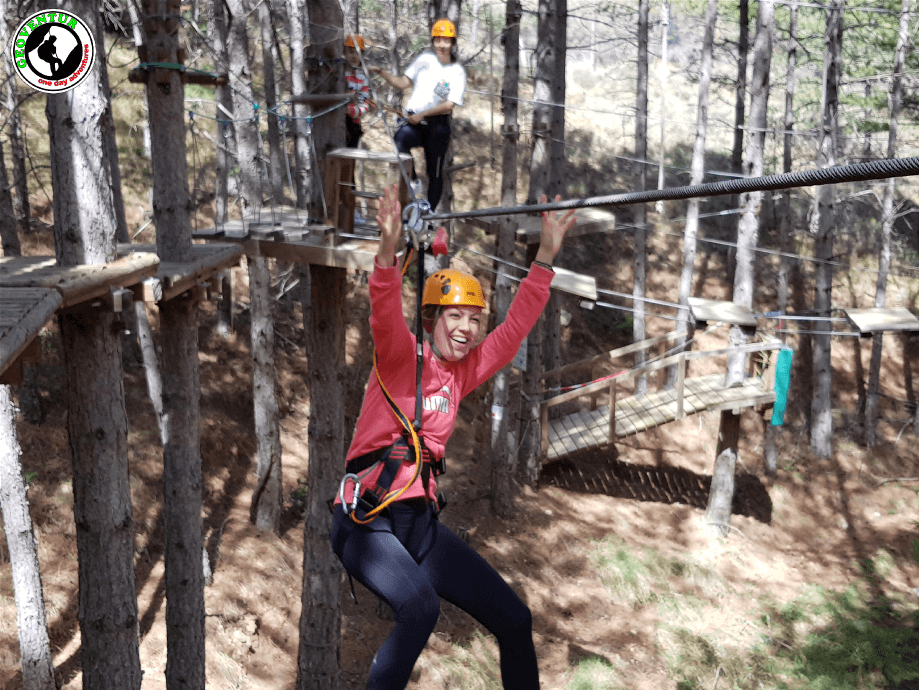 Circuito de aventura en Teruel (Martín del río)