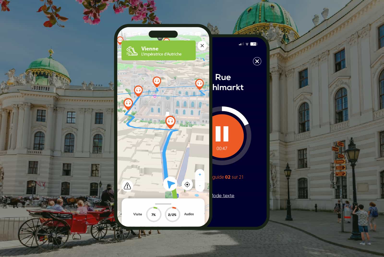 Vienna: Audio Guided Walking Tour (3:10 - 26 audio comments)
