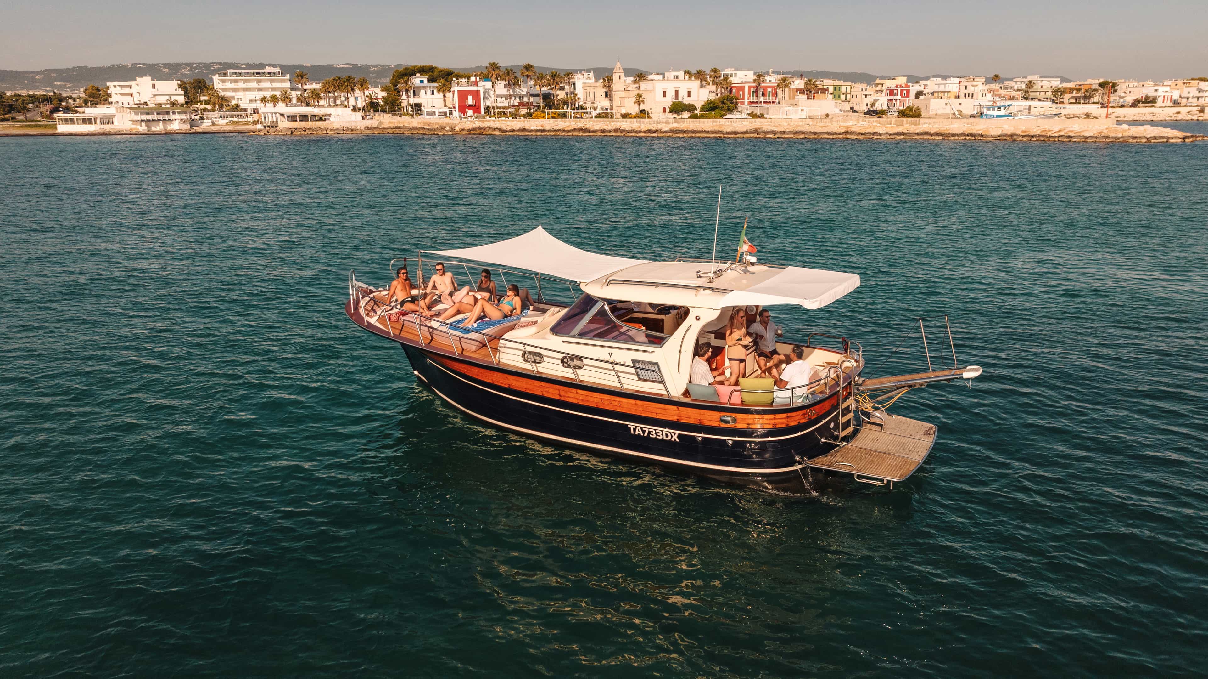 Savalletri: Shared Adriatic Boat Tour with Aperitif and Drinks  (3.5 hours)
