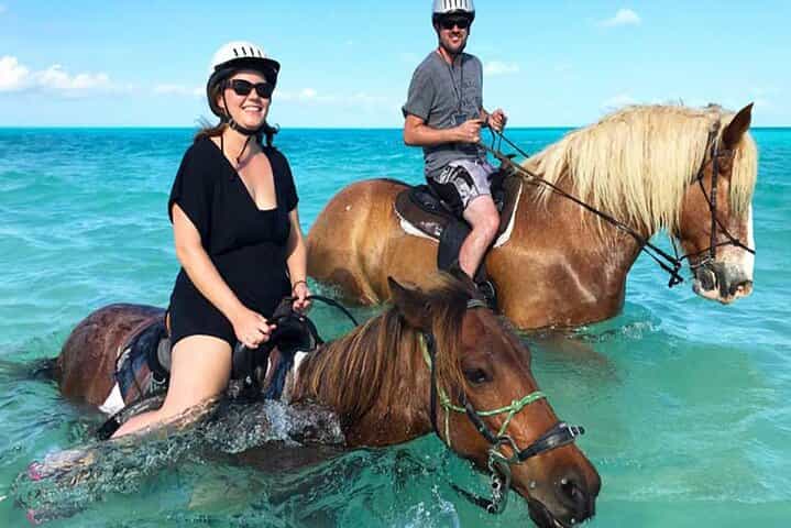 Zanzibar Horseback Riding in the Sea Beach with Guide
