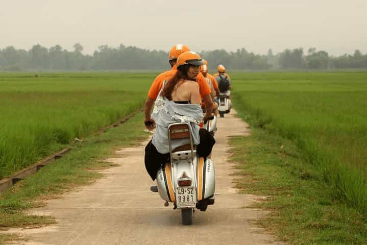 Hanoi Outskirts And Co Loa Countryside Half Day Tour by Vespa 