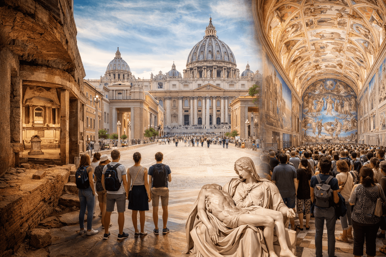 St. Peter’s Tomb & Vatican Necropolis Tour with Basilica and Sistine Chapel