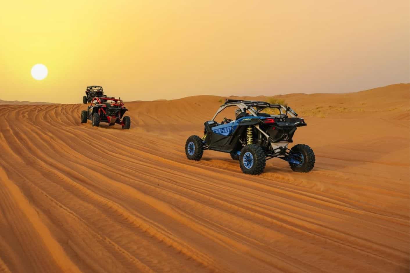 EARLY BIRD : Dubai Desert Buggy w/Camel Ride & Sandboarding