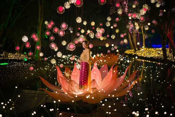 Once a Year Moment at Na Satta Park Light Festival