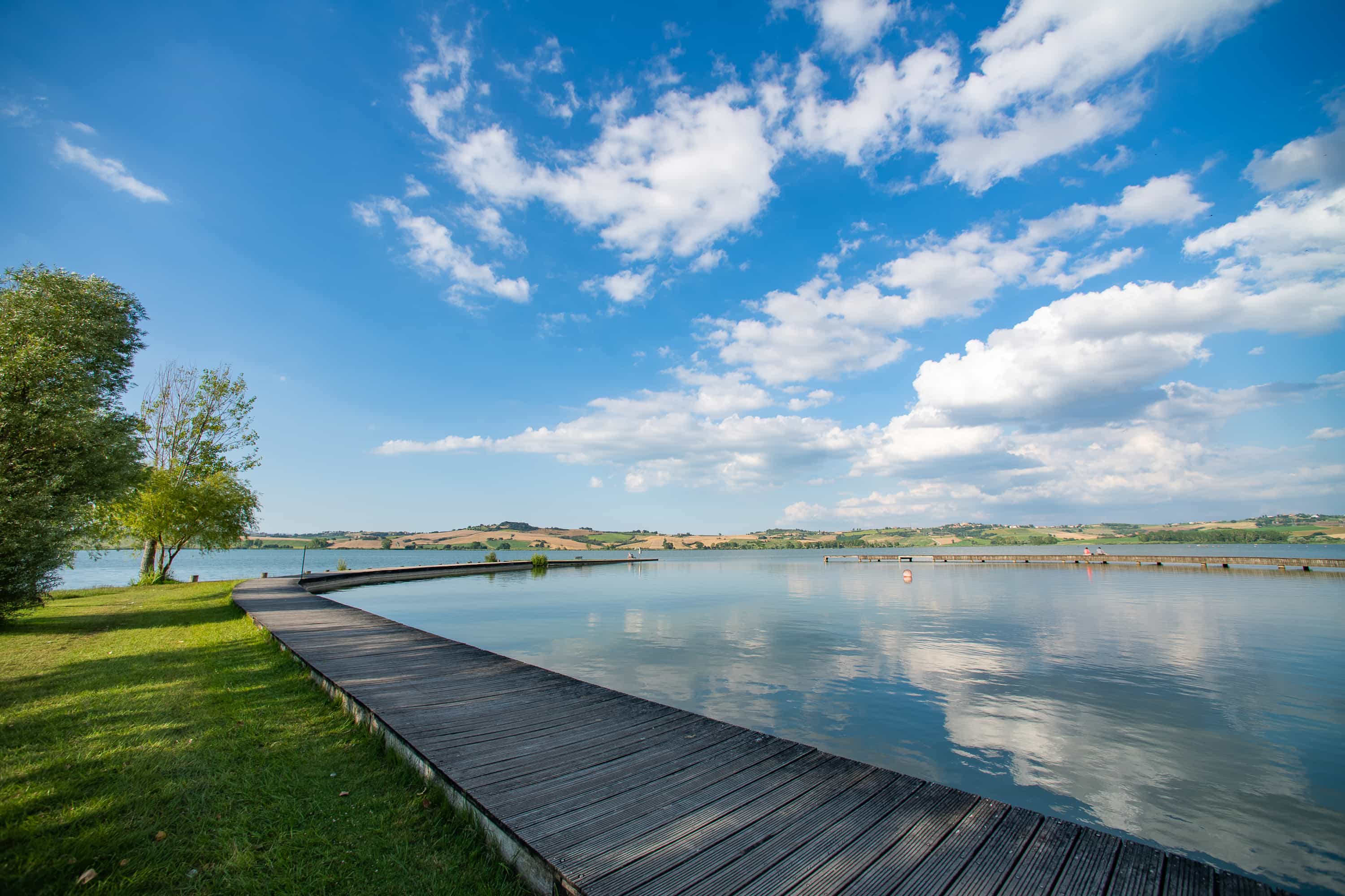 Canoe tour of Lake Chiusi
