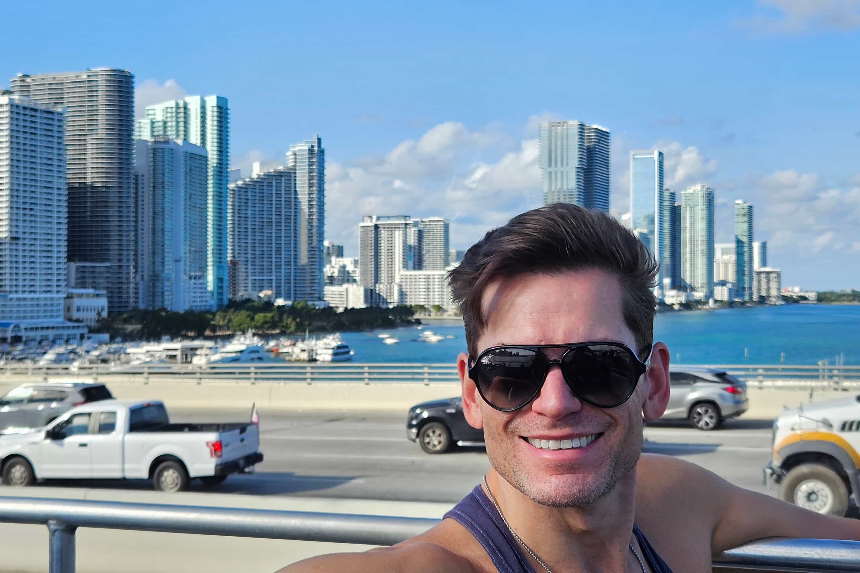 Double Decker Sightseeing Bus Tour of Miami in English & Spanish