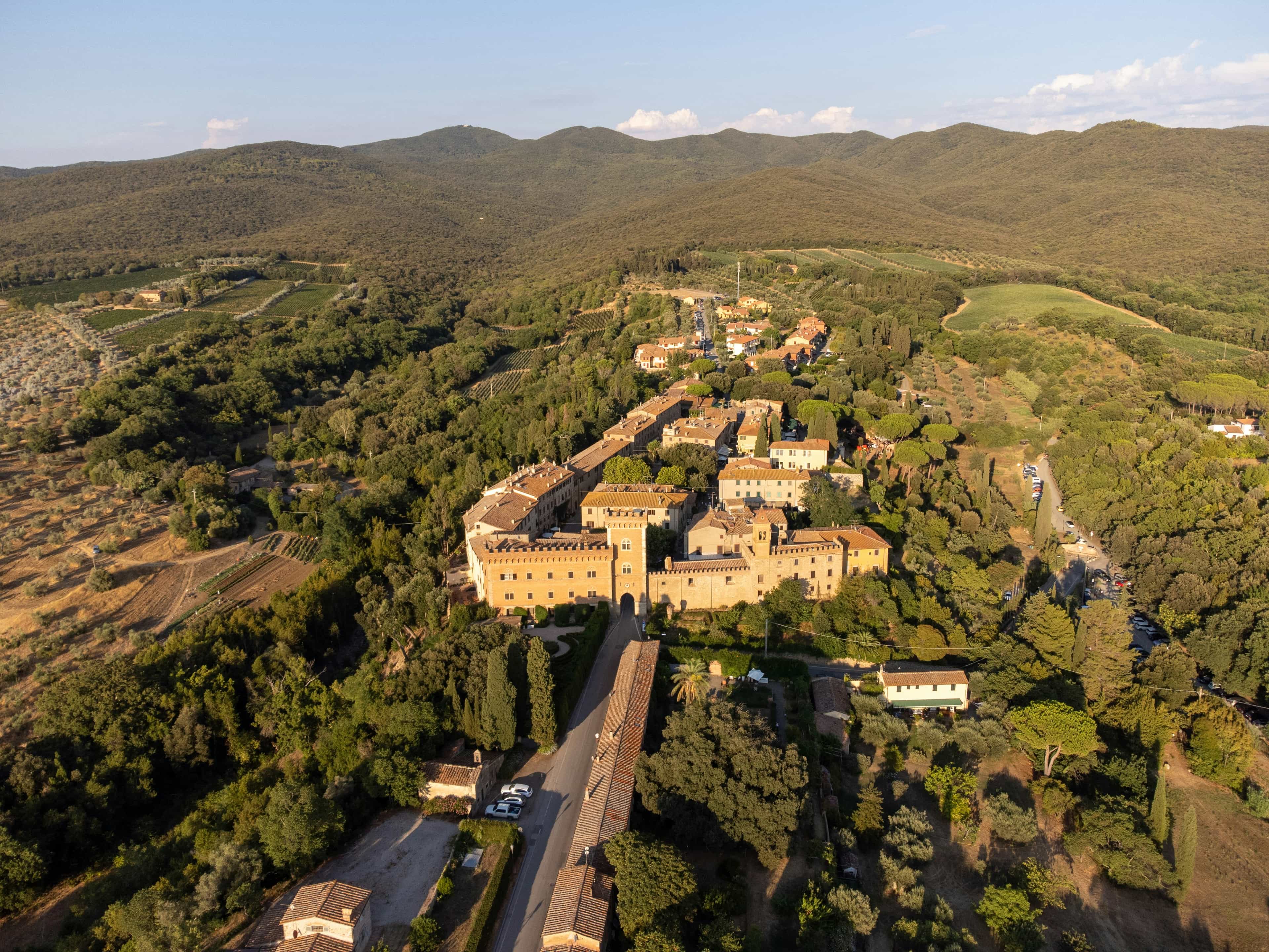 From Florence: Private Luxury Bolgheri wines & Tuscany village experience