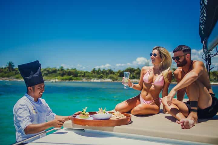 Coast & Fun Lite 51" Leopard catamaran Isla Mujeres 4hr