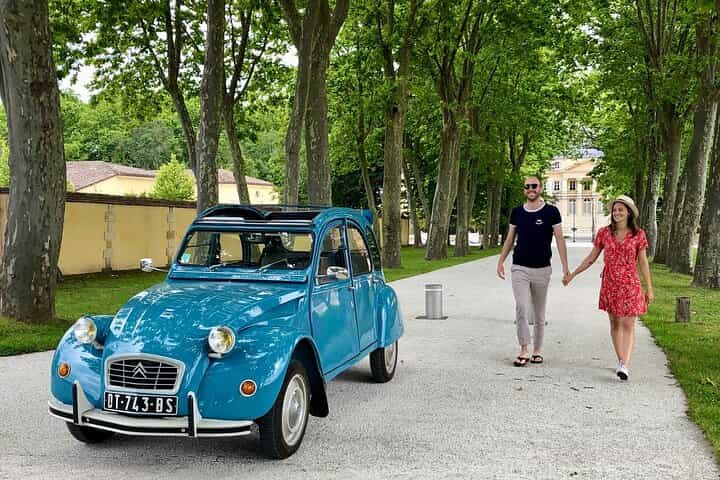 Margaux & the Medoc Full Day private wine tour in a Citroën 2cv