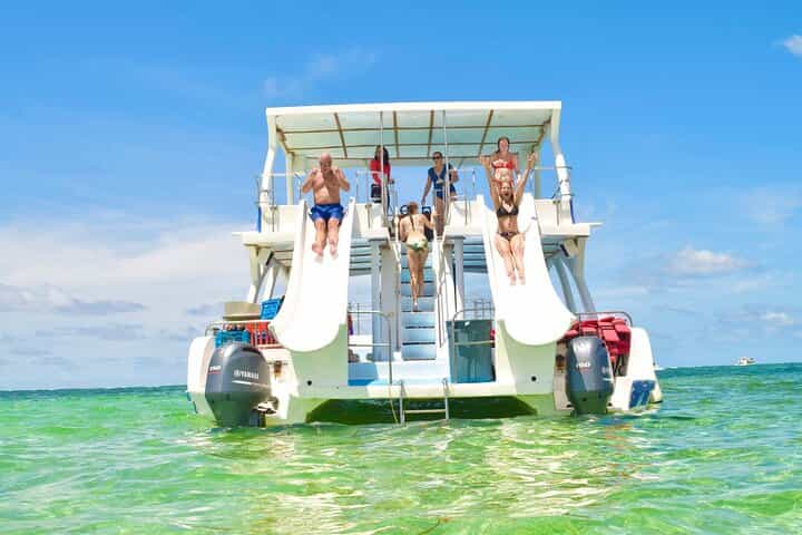 Punta Cana VIP Party Cruise with Snorkeling & Double Slide
