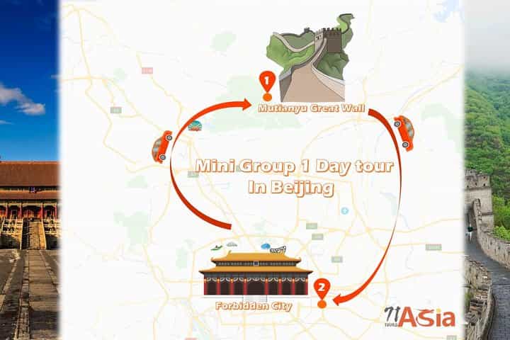 Beijing English/Spanish Tour: Mutianyu great wall + Forbbiden City
