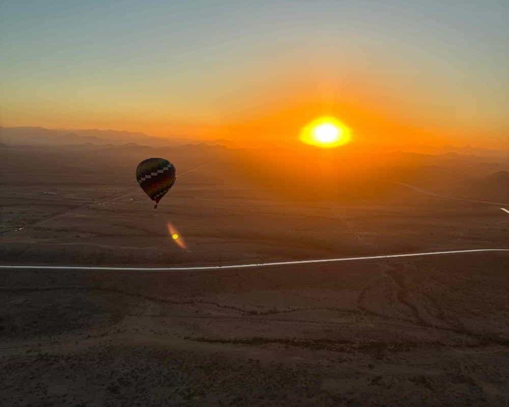 Sunrise Balloon Rides Over the Greater Palm Springs Valley