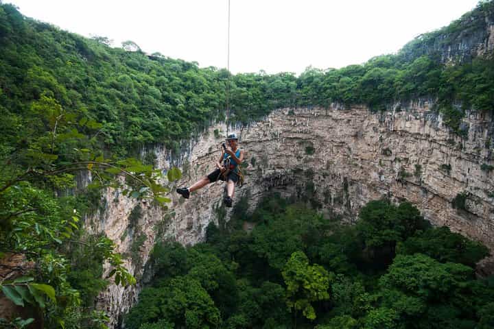 Chiapas Rappel Adventure at Sima de las Cotorras