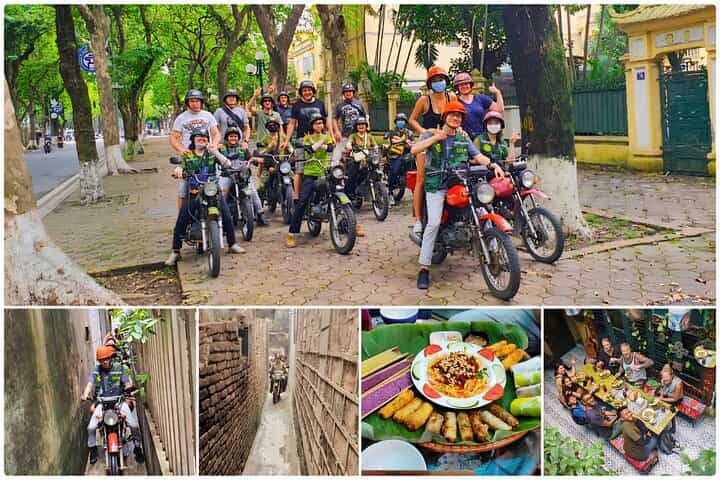 Hanoi Motorbike Tour: Food, Culture and Fun by Vintage Motorbike