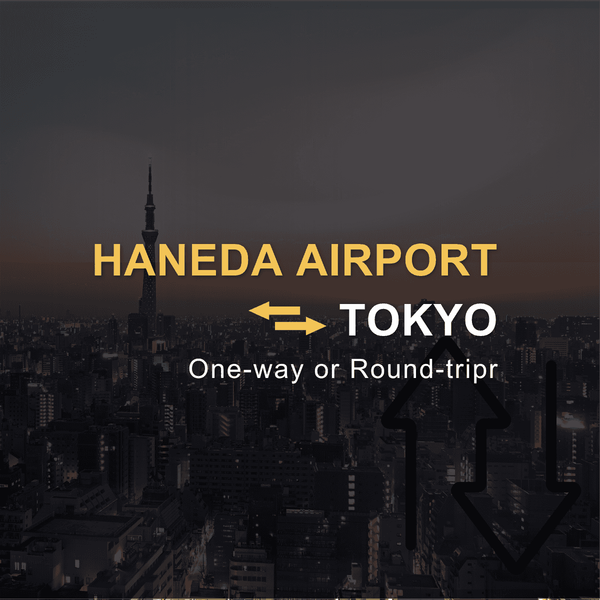 Haneda Airport (HND) ⇄ Tokyo City Private Transfer