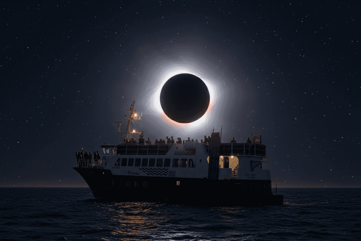 Solar Eclipse Cruise from Downtown Reykjavík