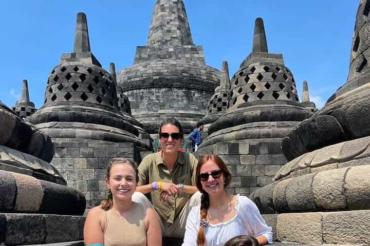 Borobudur Climb Up and Selogriyo Temple Rice Terraces Trekking 