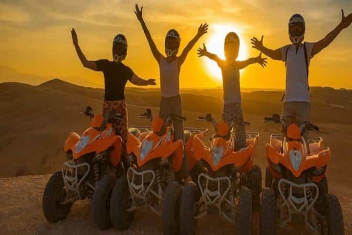 Agafay Desert Quad & Camel Rides with Dinner Show