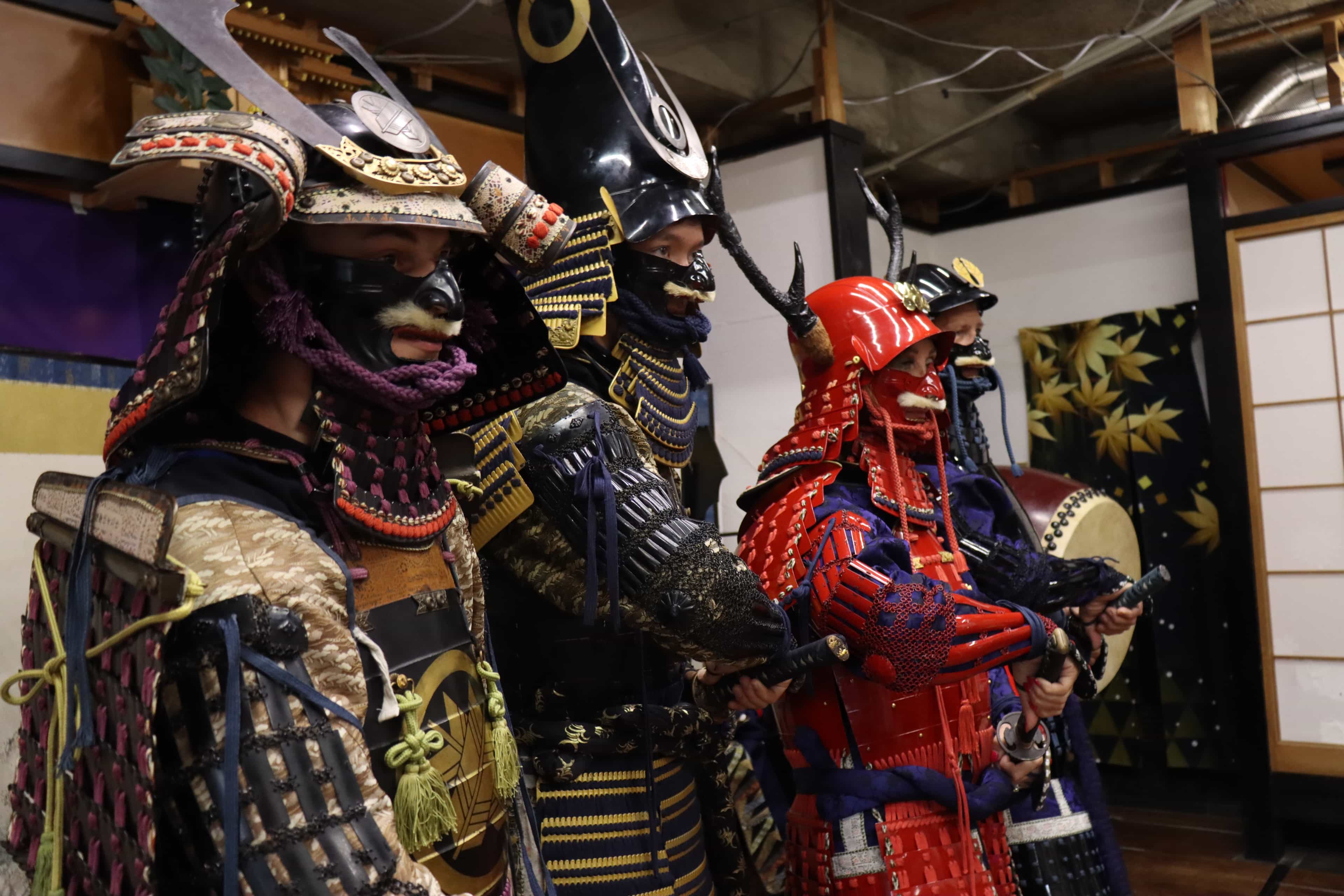 rough the samurai’s symbols—the sword and armor—we train mind, technique, and body as one.