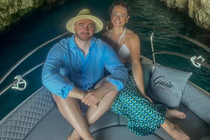 1 Hour Private Boat Tour to Crystal Lagoon and Blue Lagoon Comino