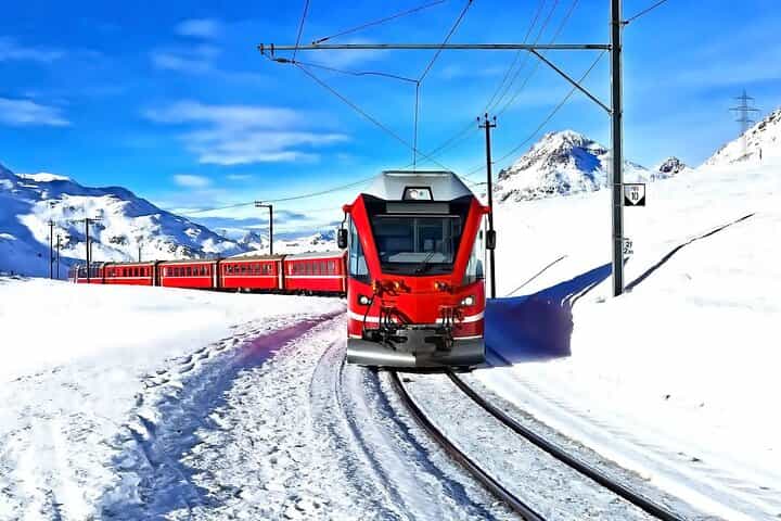 Wonders of the Alps: Bernina Express Tour to St. Moritz