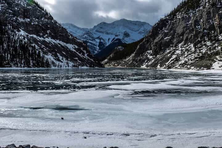 Grassi Lake and Grotto Canyon Icewalk from Banff