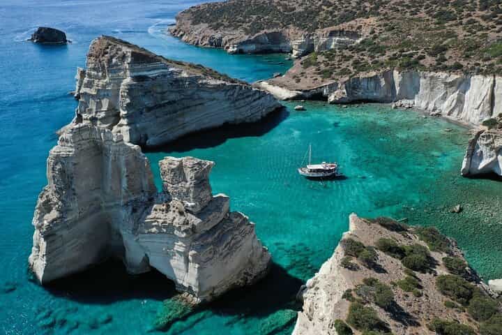 Half Day Boat Tour to Kleftiko Milos