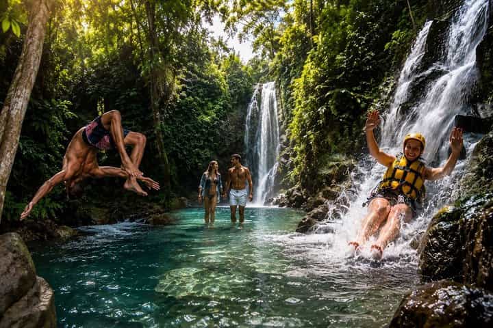  Aling-Aling Waterfall Cliff Jumping & Natural Water Slide 