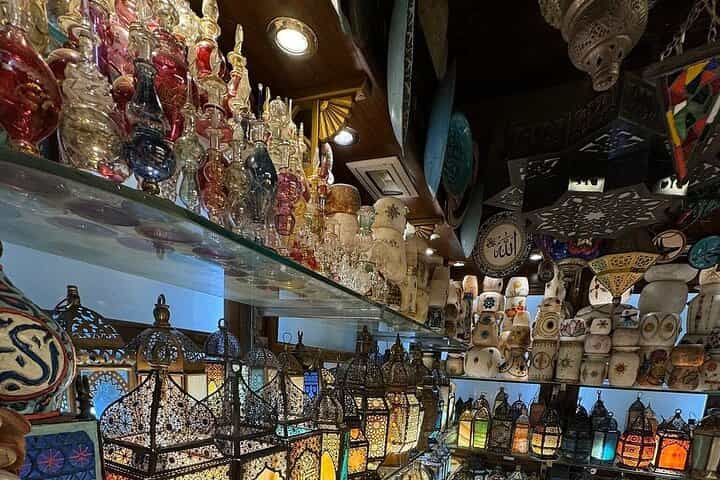 Cairo Khan el Khalili Market & shopping with lunch Koshary