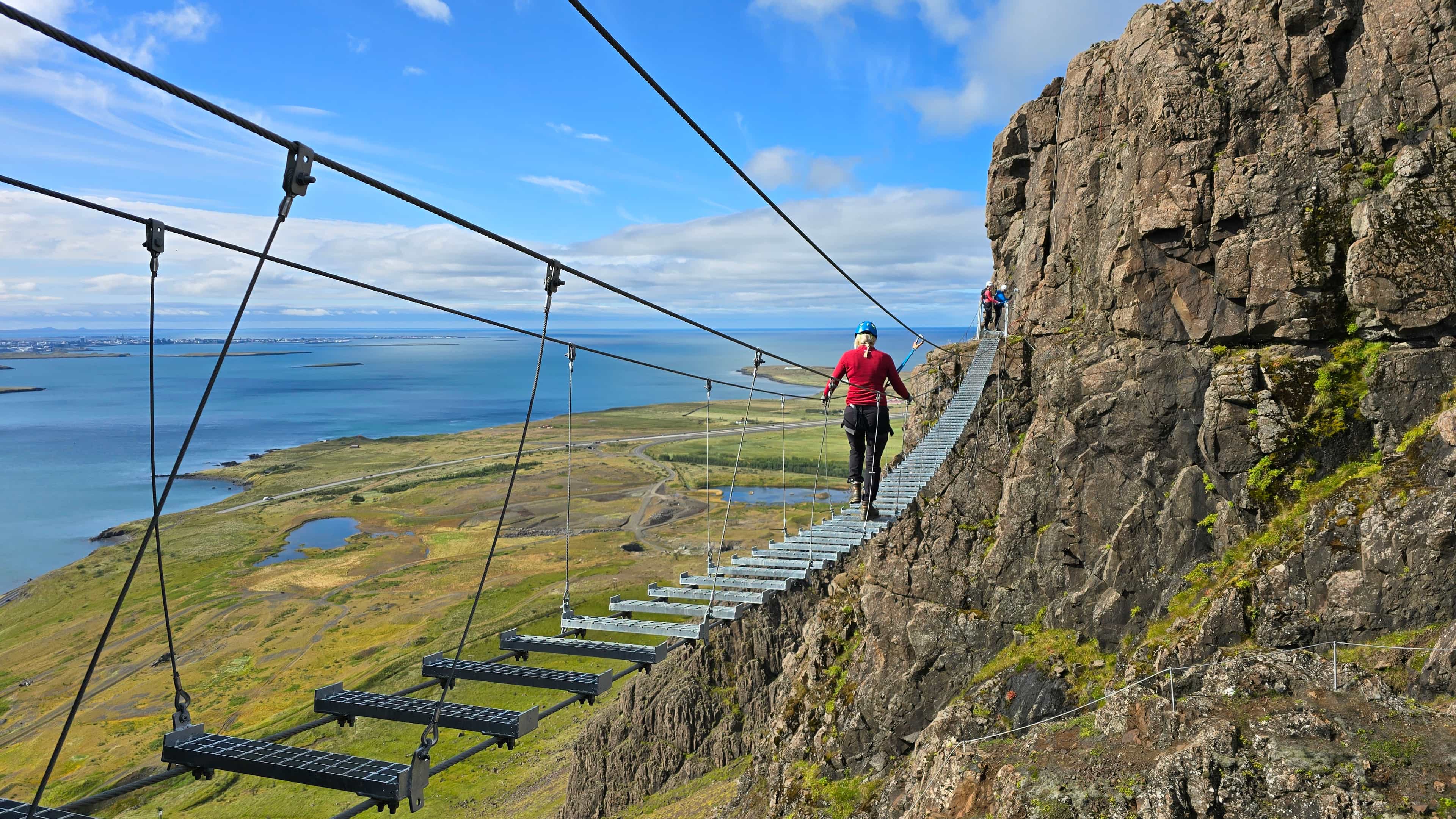 Private tour - Fálkaklettur Via Ferrata close to Reykjavik