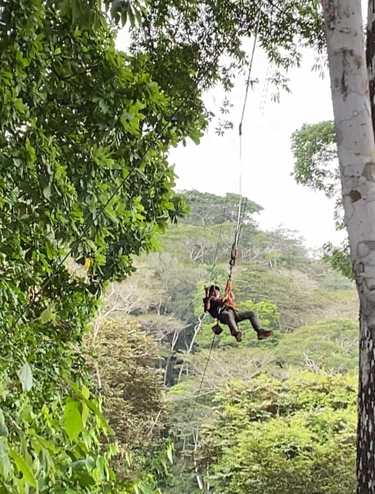 Zip-line at Chagres National Park