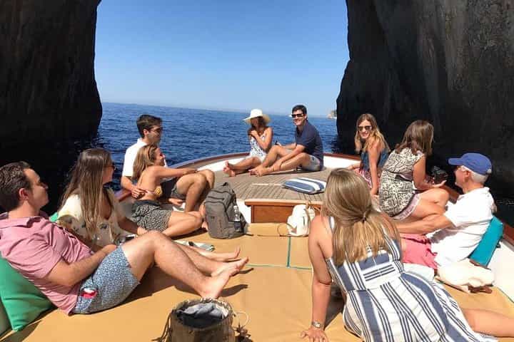Capri Deluxe: First to Blue Grotto/Boat Ride Options from Naples