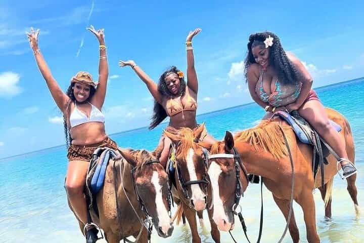 Experience horseback ride and swimming Adventure
