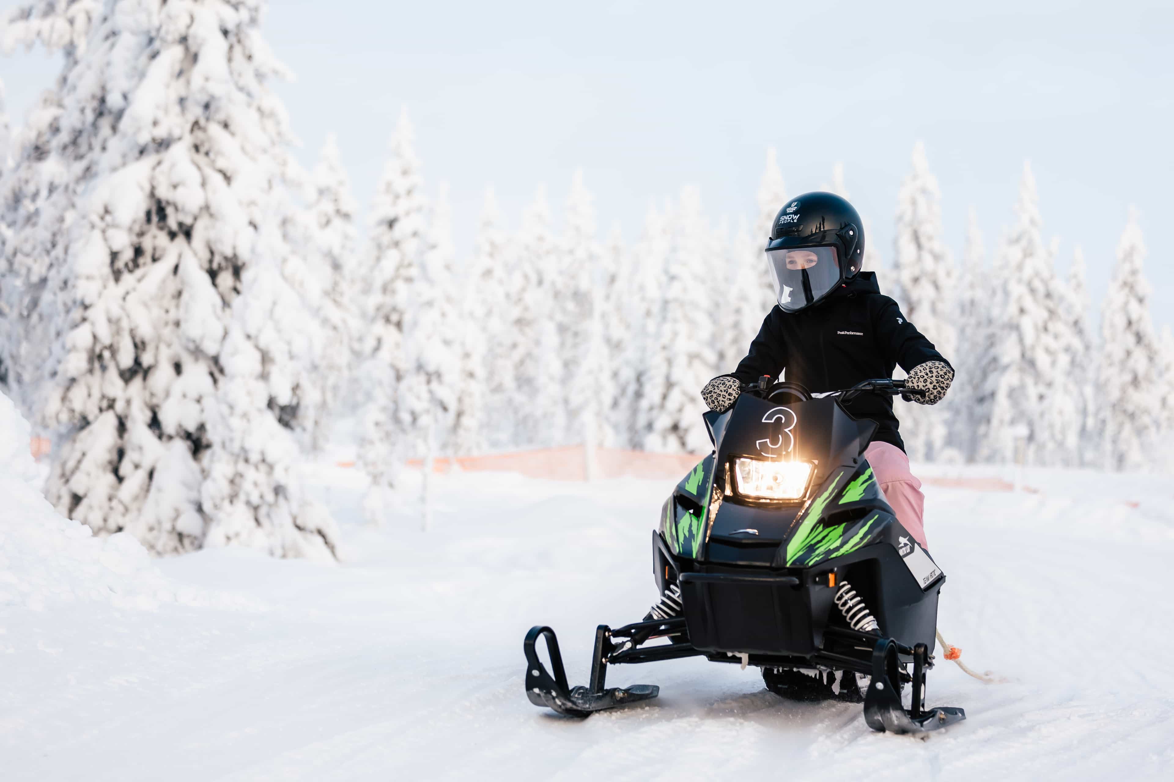 Mini Snowmobile Experience for Children - Lapland Winter Park