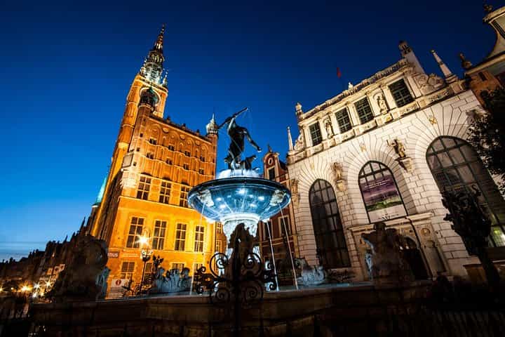 Gdansk by night - walking tour