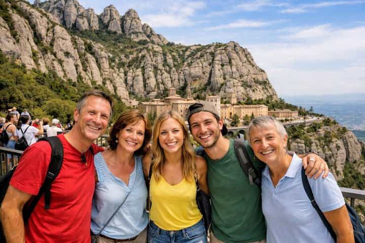 Barcelona & Montserrat: semi-private with pickup & skip-the-line 