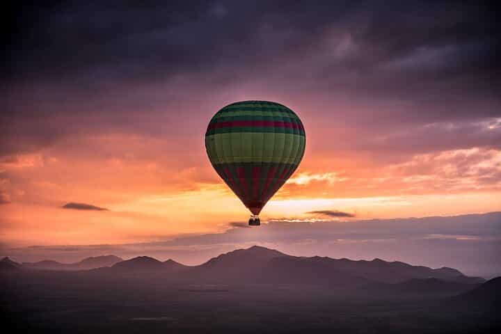 Hot Air Balloon Ride Over Marrakech Sunrise | Champagne Breakfast