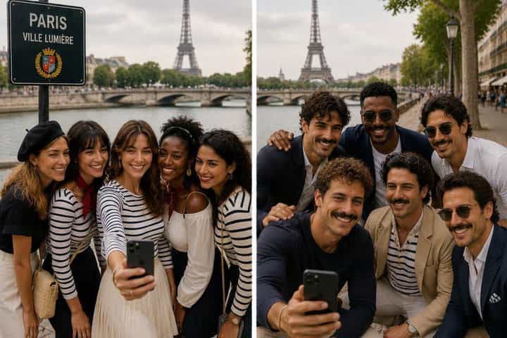 Paris Challenges EVG EVJF City Challenge team