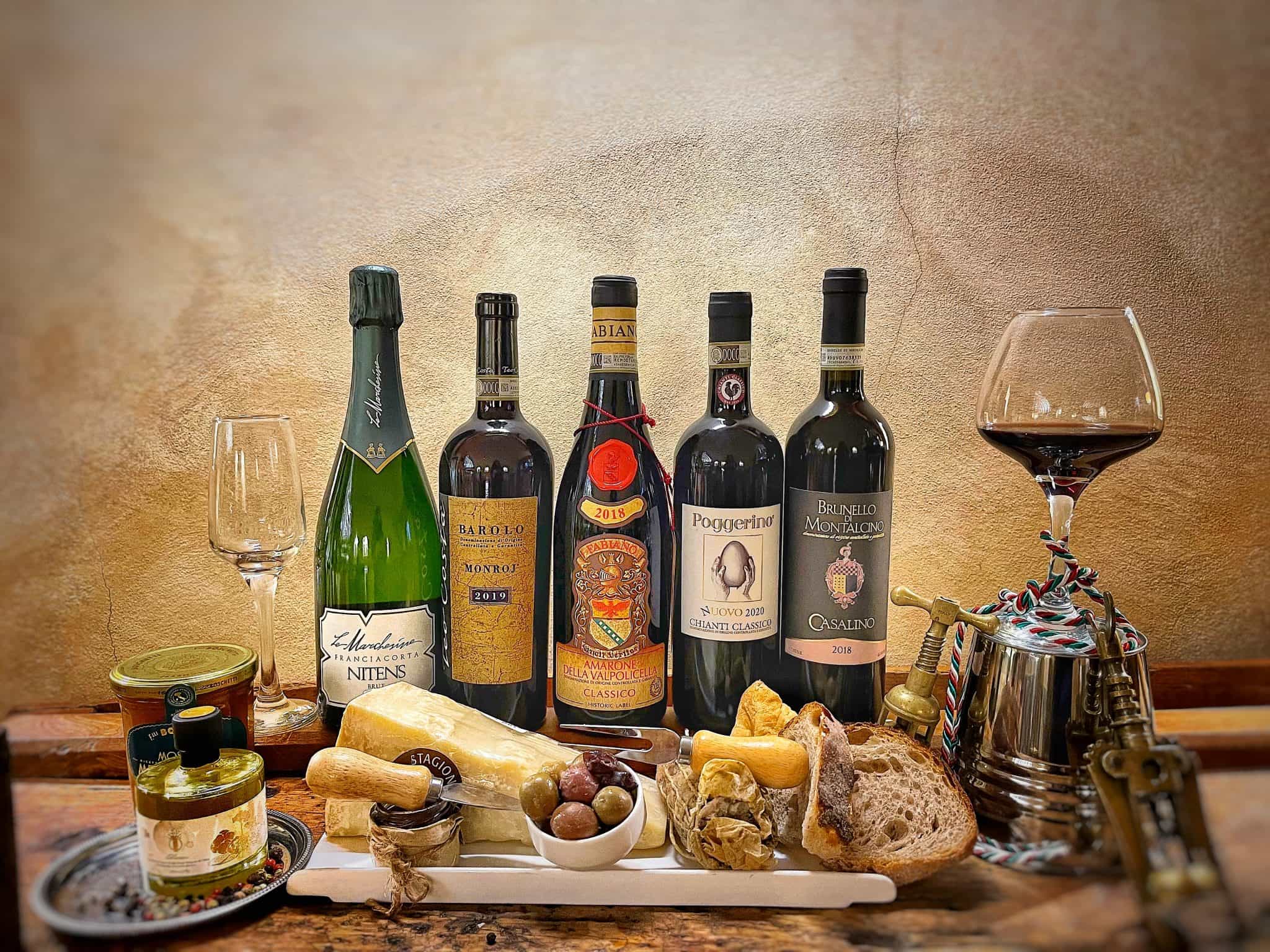 ROME DELUXE FOOD TASTING WITH 4 WINES PAIRING