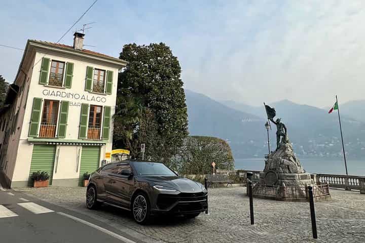 Lake Como Private Lamborghini Urus Tour with typical meal